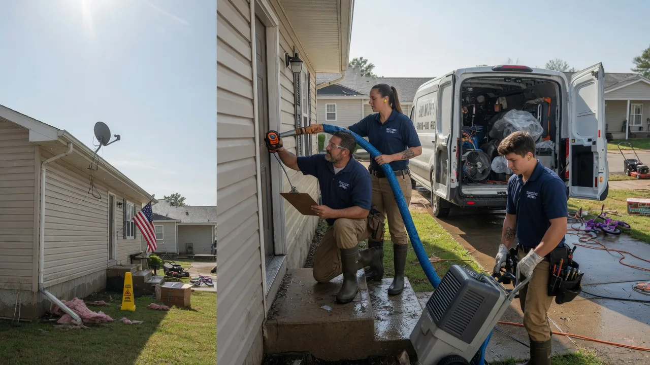 Ceiling Water Damage Restoration in Cherry Valley, IL near me